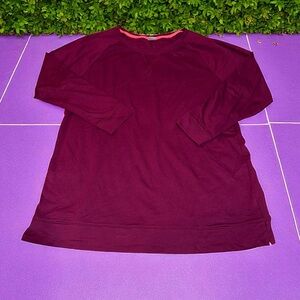 Old Navy Active Maroon Tunic Sweatshirt (XL)